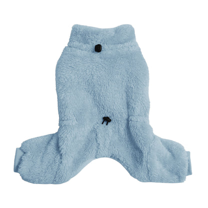 cloud gap-French Bulldog Adjustable Fleece Thermal Jumpsuit