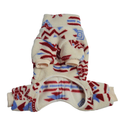 Adjustable Four-Leg Fleece Thermal Jumpsuit for French Bulldogs