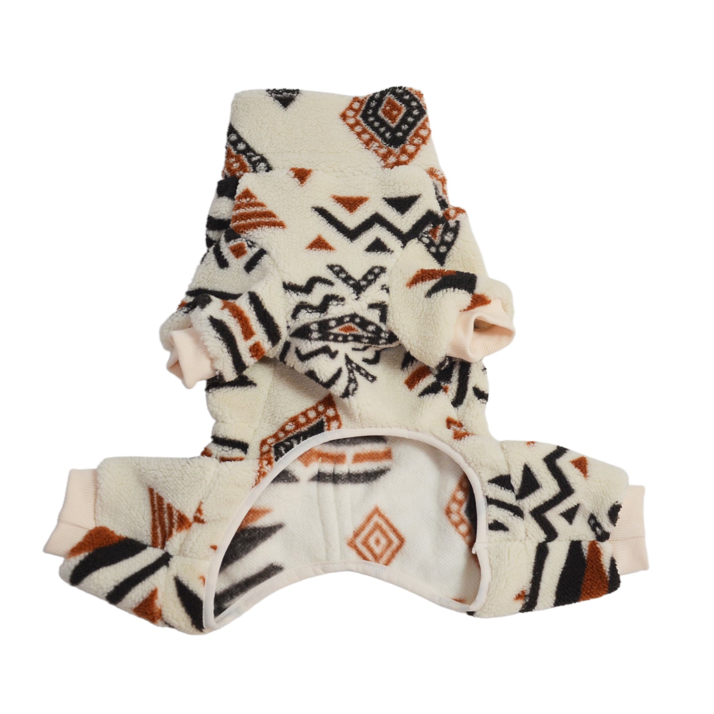 Warmth source-French Bulldog Adjustable Fleece Thermal Jumpsuit
