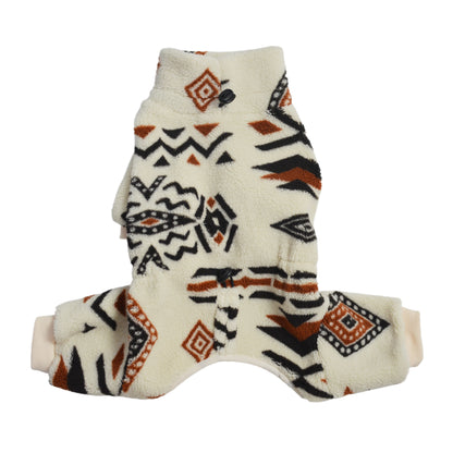 Warmth source-French Bulldog Adjustable Fleece Thermal Jumpsuit