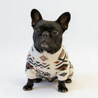 Warmth source-French Bulldog Adjustable Fleece Thermal Jumpsuit