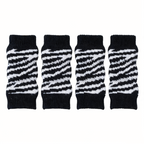 Pet Warm Knee Support Socks - Zebra Rhythm