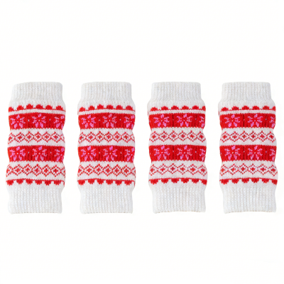 Pet Warm Knee Support Socks - Christmas Diamond Heart