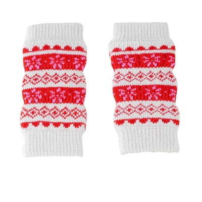 Pet Warm Knee Support Socks - Christmas Diamond Heart
